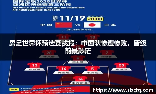 男足世界杯预选赛战报：中国队惨遭惨败，晋级前景渺茫